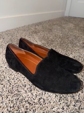 Vionic Black Suede Willa Loafers Women's Size 10